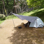 TRIWONDER Camping Tarp Cover Waterproof Rain Fly Tent Ground Cloth Footprint Hammock Shelter for Outdoor Hiking Picnic Beach (Dark Green+Accessories)