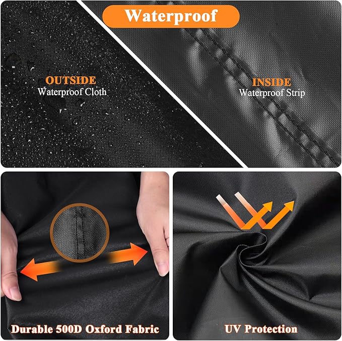 Grill Cover for Weber 36" Griddle, 67inch Outdoor Grill Cover Waterproof for Blackstone 36″ Griddle and Most 4 Burner Griddle-67 L x 23" W x 36" H