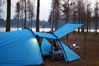 Hot Tent with Stove Jack – 4 Season Waterproof & Windproof Shelter for 1–4 People, Lightweight for Camping, Hiking, Hunting & Fishing
