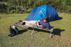 Trailblazer GI-Style Heavy Duty Folding Steel Cot | Sturdy Military-Style Camping Cot | Durable Steel Frame | Portable Foldable Design for Outdoor Adventures | Emergency Use | Survival & Prepper Gear