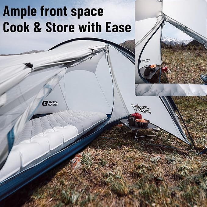 Naturehike 2.2lb/3.2lb Ultralight Backpacking Tent - 1/2 Person Waterproof Tunnel Tent with Lightweight Aluminum Pole, Easy Setup One Man Tent for Camping, Backpacking, Hiking, Hunting