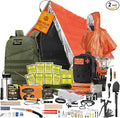 48 Hour Survival Kit - 228 Pieces Survival Gear and Supplies, 45L Go Bag Emergency Backpack, First Aid, Water Filter, Food, Tools, Tent, Camping Essentials, Emergency Preparedness - The Solo