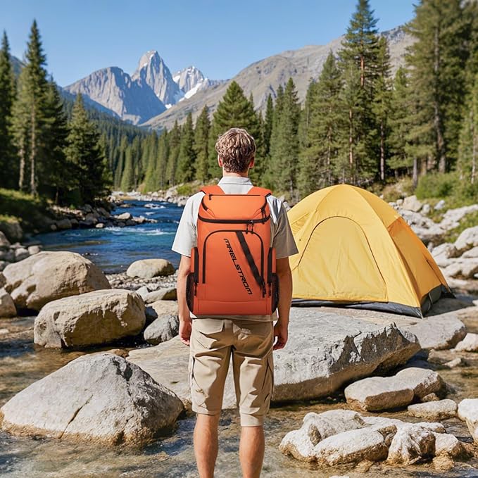 Maelstrom Backpack Cooler,36 Can Cooler Backpack,Soft Cooler Bag Insulated Leakproof,Lightweight Ice Chest Backpack,Travel Cooler Lunch Backpack for Camping,Hiking,Beach