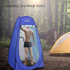 Your Choice Pop Up Privacy Shower Tent, 3.9 x 3.9 x 6.2FT Portable Camping Changing Room, Instant Setup Outdoor Shelter with Silver Coating, Vent Window & Carry Bag for Beach, Hiking & RV | Portable, for Camping, Beach, Hiking, with Carry Bag, Quick Setup