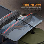 Portable Changing Room Tent - Instant Pop Up Privacy Pod with Suction Cup for SUV Liftgate, for Camping, Shower, Beach and Toilet Stall (Carrying Bag Included) Green