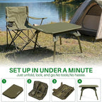 TOPCHANCES Folding Camping Table Outdoor,Ultralight Aluminum Camping Tables Multifunctional Portable Folding Table with Carrying Bag for Holiday Festival Camping Travel Picnic Grilling