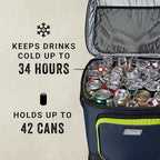 Coleman XPAND 16/30/42 Can Insulated Soft Cooler with Backpack & Wheeled Cooler Options, Portable Ice Chest Keeps Contents Cold up to 24 Hours