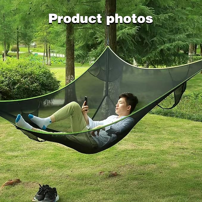 Triangle Hammock,13ft Triangle Camping Hammock, with 3 Ratchet Tie Down Straps and Storage Bag, Max 800 Lbs,Multi Person Portable Hammock for Adults Kids,for Travel Backyard Outdoor Garden Camping