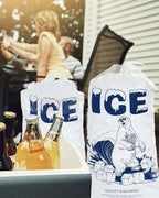 8lb Ice Bags with Drawstring – 100 Pack Heavy-Duty Plastic Ice Storage Bags, Freezer-Safe & Reusable, Leak-Resistant for Coolers, Camping, Parties, Catering
