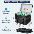 OPUX Cooler Bag, 48/60 Cans Insulated Soft Collapsible Portable Cooler, Soft Sided Leakproof Cooler for Beach Camping with Shoulder Strap, Ice Chest for Travel Road Trip Picnic