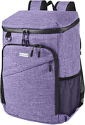 BAGLHER Lightweight Insulated Cooler Backpack - 30 Cans, Leak-Proof for Lunch, Picnic, Hiking, Camping Trips