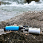 Sagan Life Water Filter Straw, Water Purifier, Ultralight Backpacking Water Filter, Hiking, Camping, Survival, Travel, 2’ Tubing extends to 4’, Purifies 250 Gal