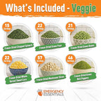 Emergency Essentials Ultimate Fruit & Veggie Kit | 12 Freeze-Dried & Dehydrated #10 Cans | 302 Servings | 30-Year Shelf Life Long-Term Food Storage | Emergency Preparedness Fruit Vegetable Variety Pack