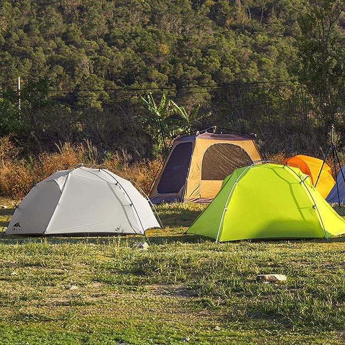 3FULGEAR Tai Chi 2 Ultralight Tent, Bivvy Ground Tent for 2 Person Rainproof Windproof 3/4 Camping Tents Season for Outdoor, Camping, Trekking, Kayaking, Climbing, Hiking, Fishing, Hunting