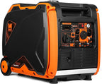 WEN DF452iX Super Quiet 4500-Watt Remote Electric Start Dual Fuel RV-Ready Portable Inverter Generator with Fuel Shut-Off and CO Watchdog