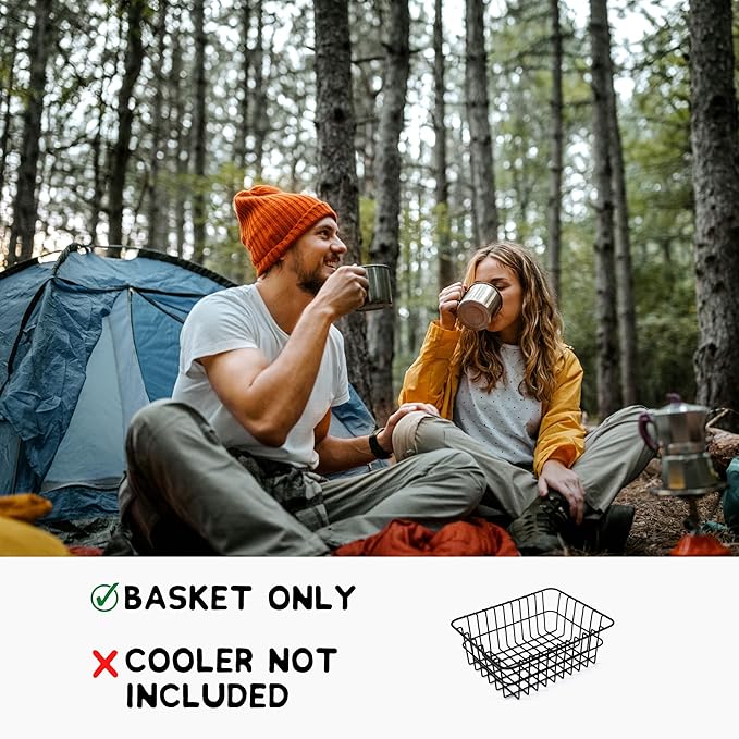 Cooler Basket for RTIC 32, 52 & 72 Ultra-Light Coolers - Compatible with Dividers, Inserts, Straps, Locks, and Other RTIC Cooler Accessories