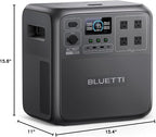 BLUETTI Pioneer MD (AC180T) Portable Power Station, 1432Wh Solar Generator w/ 4 1800W (3600W Surge) AC Outlets, 0-80% in 45 Min., LFP Battery Backup for Camping, Outdoor Adventures, Emergency