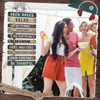 Tatuo Deck Rules Wooden Signs Funny Rules Signs Decorative Outdoor Regulations Plaque Wall Decor for Bar Campsite Cabin Tent Deck Sign Backyard Outdoors Home 11 x17 Inch