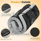 CYMULA Camping Cot Mattress 2in Memory Foam Sleeping Pad,Soft Warm Non-Slip Camping Mattress Topper with Retaining for Adults,Portable Roll up Pad for Travel(75 x30)（only Mattress）