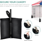 Best Choice Products 10x10ft Pop Up Canopy Tent with Sidewall, 1 Person 1 Minute Set Up, Carry Case, 4 Weight Bags - American Flag