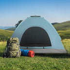 Outvita Camping Dome Tent, 1-4 Person Waterproof Windproof Easy Setup Spacious Family Tents with Carry Bag & Rain Fly for Hiking Backpacking Traveling Glamping Beach