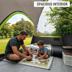 Tents for Camping 6 Person Tent Waterproof Windproof Double Layer Family Camping Tent, Easy Setup Dome Tent with Large Mesh Windows & Wider Door for Outdoor Camping & Hiking