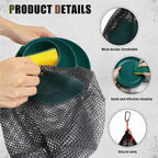 Scout Camping Mess Kit for Person Boy Scout Dishes Set Girl Scout Mess Kit with Mesh Bag Reusable Light Weight Eating Utensils Plastic Camping Cutlery Set for Travel Camp