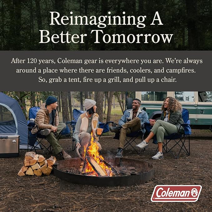 Coleman 70+ Hour Citronella Candle Outdoor Lantern, Classic Design with Easy Carry and Hang Handle, Extended Burn Time for Camping, Picnics, and Patio Ambiance, 6.7 oz, Red