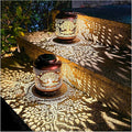 2 Pack Tree of Life Outdoor Solar Hanging Lanterns Waterproof LED Solar Lights Metal Decorative Lantern for Garden, Patio, Courtyard, Backyard, Yard Decor Unique Tree of Life Gifts for Women Gardening