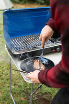 Stansport Deluxe 24-Piece Enamel Tableware Set - Enamel Plates and Bowls Lightweight and Durable Camp Dish Set for Camping and Backpacking Plates and Bowls for 4 People