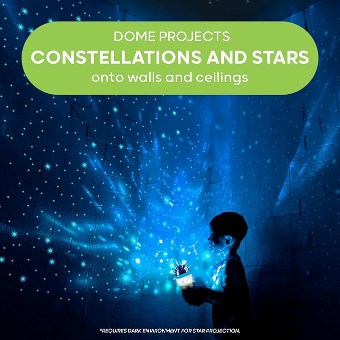 Discovery™ LED Starlight Lantern [Amazon Exclusive] 2-in-1 Hanging Lantern & Star Constellation Projector with Guide, Easy to Use for Children, Battery Operated, Educational Camping Toy