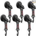 Maitys Heavy Duty Suction Cups with Hooks Tie Down Strong Suction Cup Anchor Car Camping Accessories Vacuum Outdoor Hanging Hooks for Car Boat Awning Camping Tent Trap
