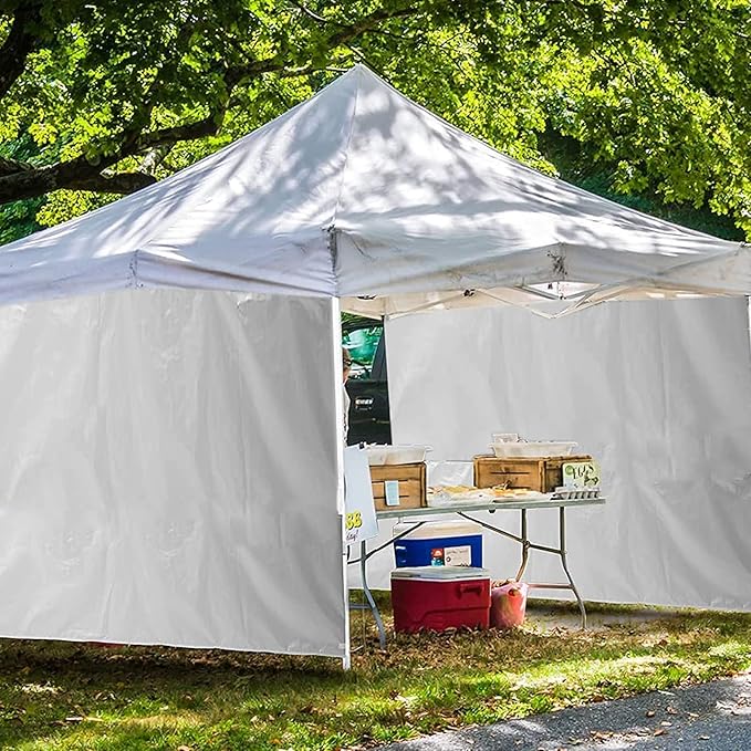 Joramoy Instant SunWall for 10x10 Pop Up Canopy, Canopy Walls 10x10 for Outdoor Instant Canopies,1 Pack Sidewall Only (Blue)