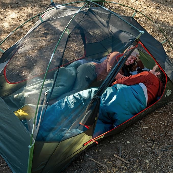 Kelty Wireless Freestanding Camping Tent, 2 4 or 6 Person Size, Huge Interior and Peak Height, Intuitive + Easy to Pitch, Color Coded Setup