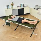 EVER ADVANCED Extra Wide Camping Cot for Adults Oversized XXL Sleeping Cots Folding Cot Bed with Carry Bag, 84.3" L x 41.9" W, Support to 550 lbs