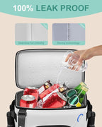 Cooler Backpack Insulated Leak Proof 30 Cans for Men Women,Waterproof Soft Cooler Bag，Lightweight Ice Chest Lunch Backpack for Beach Camping Picnic Travel Worksite Fishing