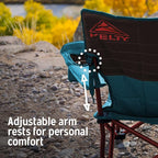 Kelty Lowdown Couch - 3 Person Capacity Camping Chair, Extra Large and Sturdy Bench for Campsites, Soccer Games, and Backyard Parties