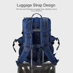 LHI Military Tactical Backpack for Men and Women 45L Army 3 Days Assault Pack Bag Large Rucksack with Shoe Compartment - Black and White
