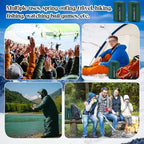 Macarrie Cold Weather Wearable Sleeping Bag for Adults with Sleeves and Hood 74 Inch Long 0 Degree Winter Weather Insulated Extreme Cold Sleeping Bag Coat for Camping Hiking Stadium
