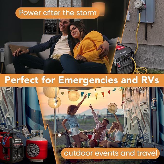 Hutch Mountain Generator Propane Conversion Kit Honda EU2000i - Tri-Fuel Conversion for Propane, Gasoline & Natural Gas - Portable Generator Backup Kit for Home Emergencies, Camping, and RVs