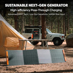 Jackery Solar Generator 1000 v2 with 2x100W Light Solar Panels,1070Wh Portable Power Station,LiFePO4 Battery, 1500W AC Output, Flexible&Lightweight Solar Kit for RV,Balcony,Camping, Emergency Backup