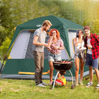 UNP 2/4/6/8 Person Tent, Portable Cabin Tent, Camping Tent 4-Person Easy Set Up, Waterproof with Top Rainfly for Outdoor Camping/Hiking