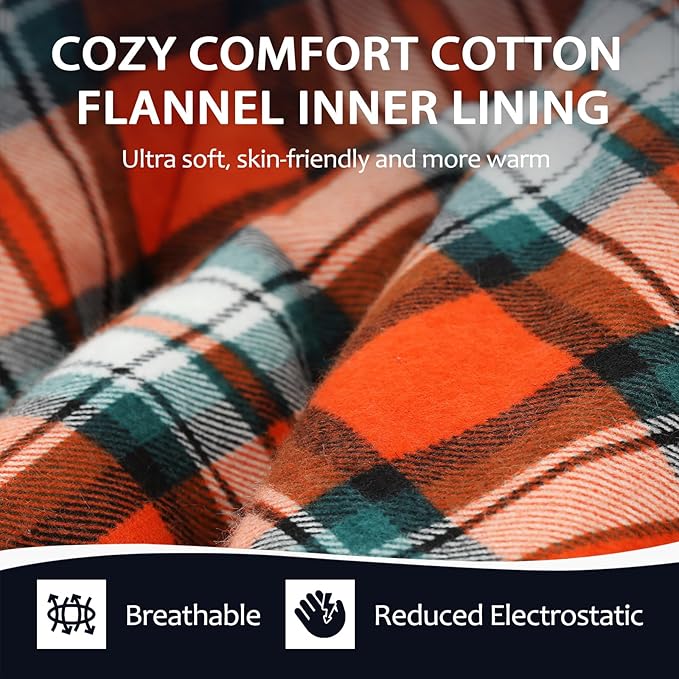 Cotton Flannel Sleeping Bag for Adults,4 Season Extra Big&Tall XXL Portable Sleeping Bag for Winter Cold Weather,Camping SleepingBag with Compression Sack,Hiking Backpacking, Indoor Outdoor