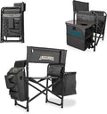 Picnic TIME NFL Unisex-Adult NFL Fusion Camping Chair with Side Table and Soft Cooler, Beach Chair for Adults, Lawn Chair
