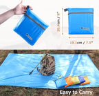 Azarxis Waterproof Camping Tent Tarp Hammock Rain Fly Footprint Ground Cloth Shelter Sunshade Beach Picnic Blanket Mat for Outdoor Camping Park Lawn
