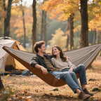 Coconut Brown Camping Hammock Hammocks with Straps, Tree Hammock 114" x 54"