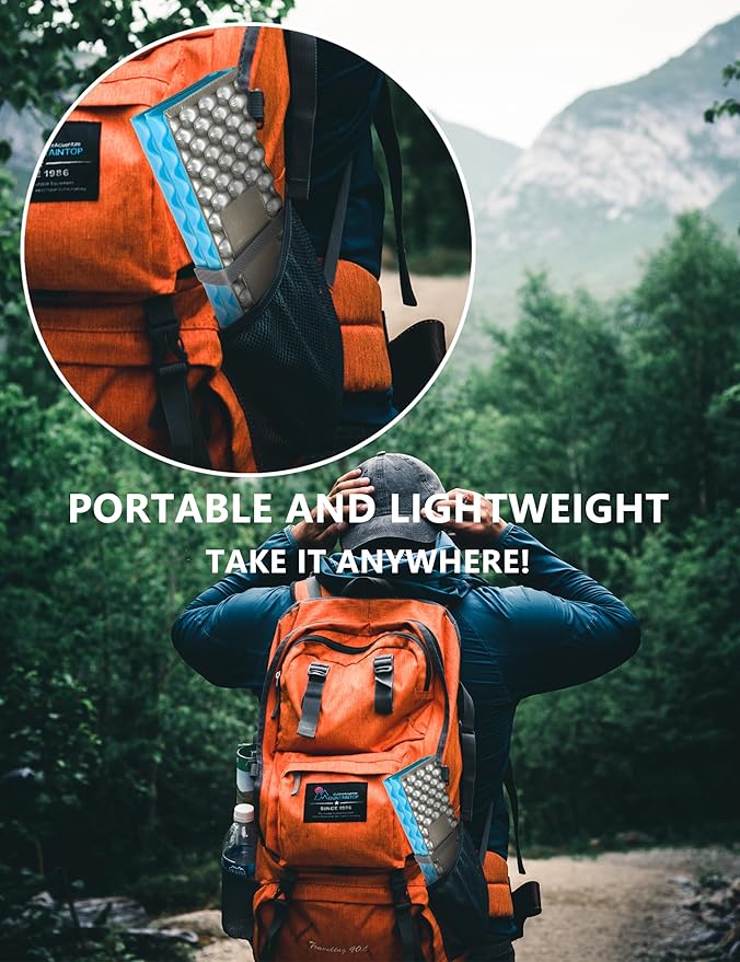 Foam Hiking Seat, Sit Pad, Sit Pads for Backpacking, Seat Cushion with Carabiner Clips, Carry Bag, Waterproof Foam Seat for Camping, Hiking, Outdoor, Blue