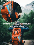 Foam Hiking Seat, Sit Pad, Sit Pads for Backpacking, Seat Cushion with Carabiner Clips, Carry Bag, Waterproof Foam Seat for Camping, Hiking, Outdoor, Blue