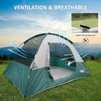 Camping Tent 2-4 Person, Waterproof Windproof Tent with Rainfly Easy Set up-Portable Dome Tents for Camping…