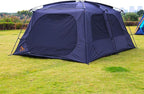 KTT Extra Large Tent 12 Person(A),Awning Family Cabin Tents,2 Rooms,4 Doors and 4 Windows with Mesh,Straight Wall,Waterproof,Double Layer,Big Tent for Outdoor,Picnic,Camping,Family Gathering。